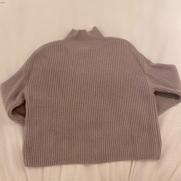 Twik Lilac Knit Turtle Neck Sweater - Picture 2 of 3